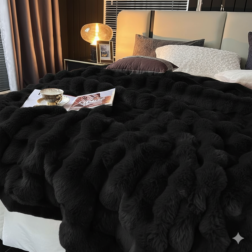 Cobija Deluxe Piel de Conejo – Calidez Premium con Textura Piña