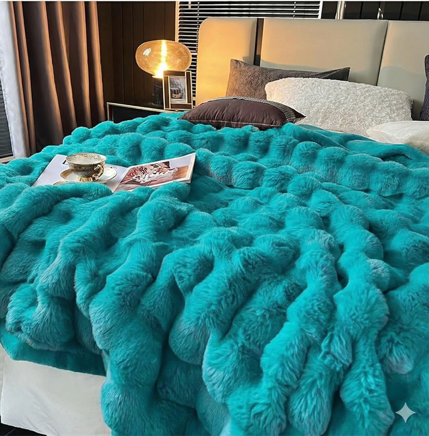 Cobija Deluxe Piel de Conejo – Calidez Premium con Textura Piña